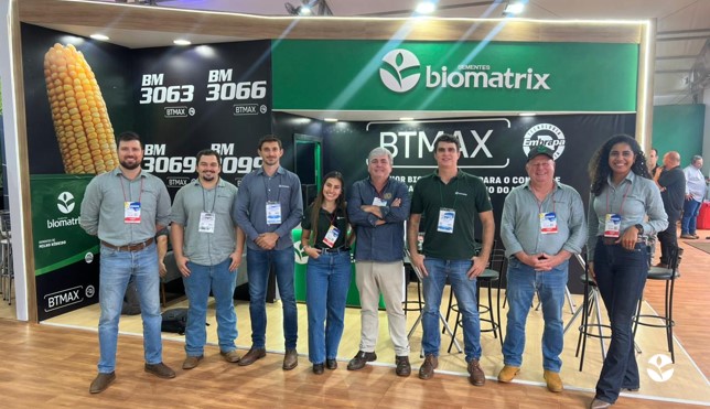 Sementes Biomatrix marca presença na Agrishow 2026
