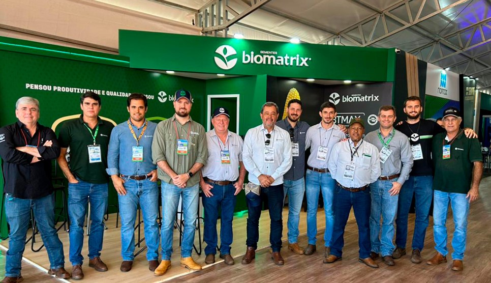 Sementes Biomatrix marca presença na Agrishow